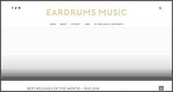Desktop Screenshot of eardrumsmusic.com